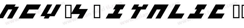 NEU-H3 Italic字体转换